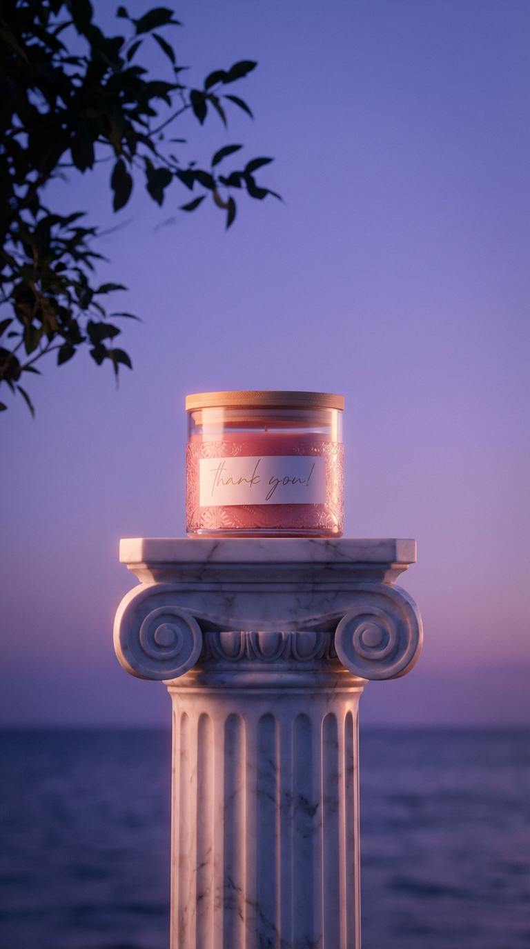 LUXEF1 Woman Of Love Candle